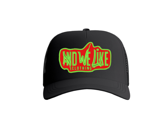 Snapback Trucker x A Brand 4 The People (black / slime green)