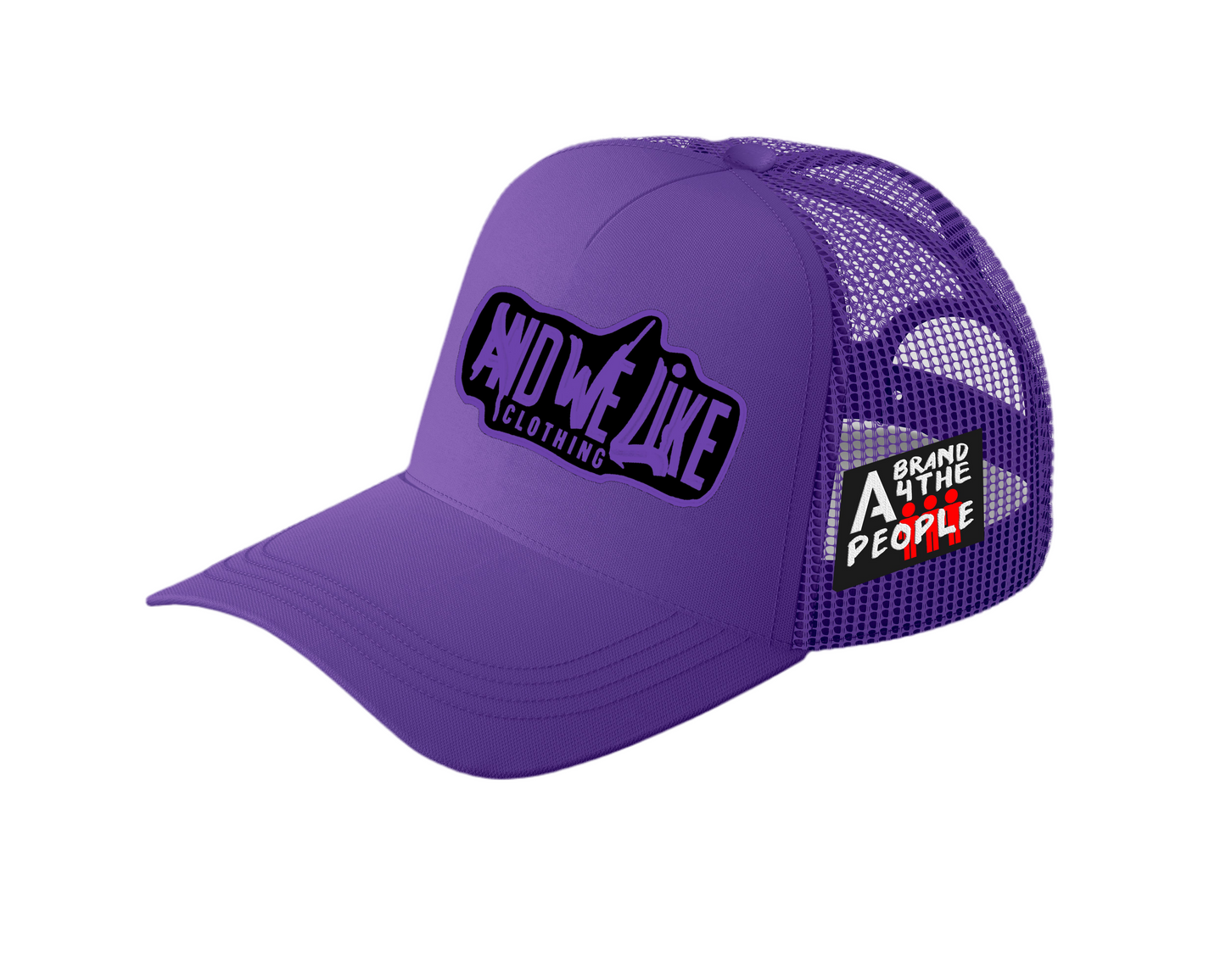 Snapback Trucker x A Brand 4 The People (purple / black)