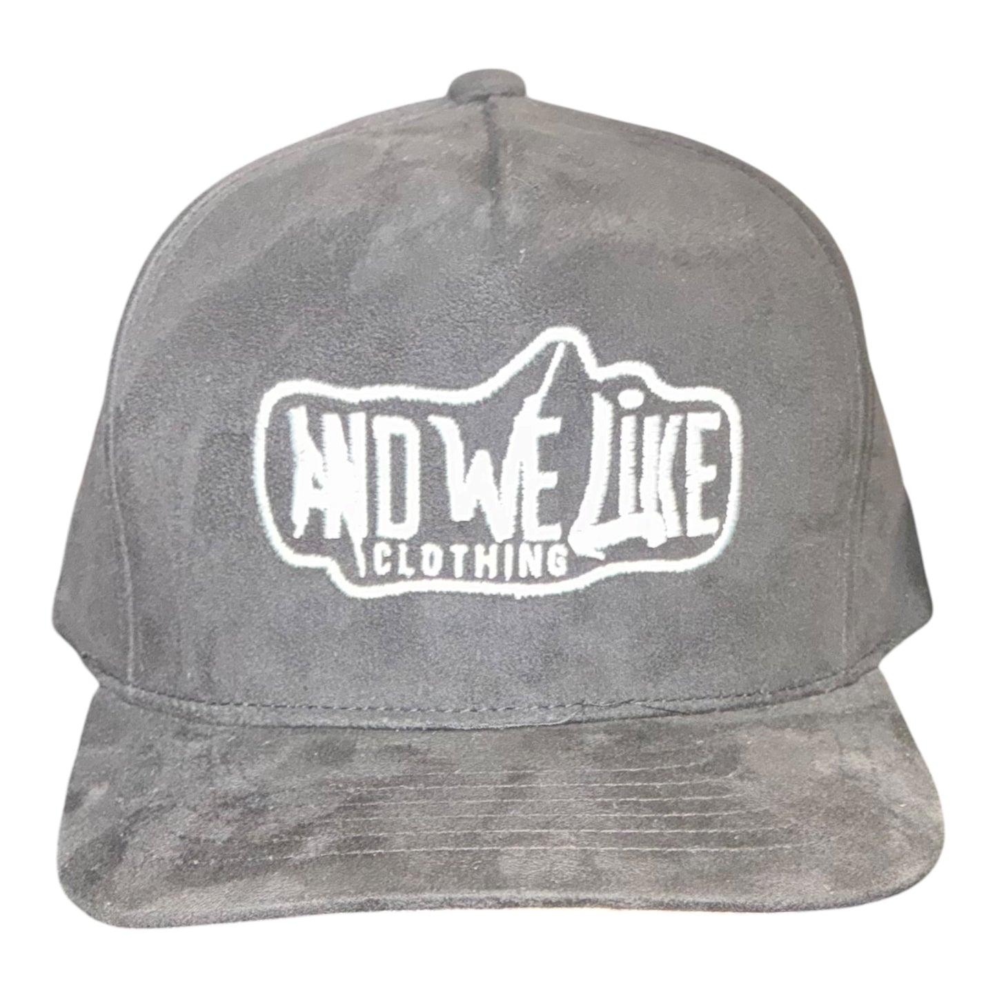 AWL SUEDE SNAPBACK HAT BLK/WHITE