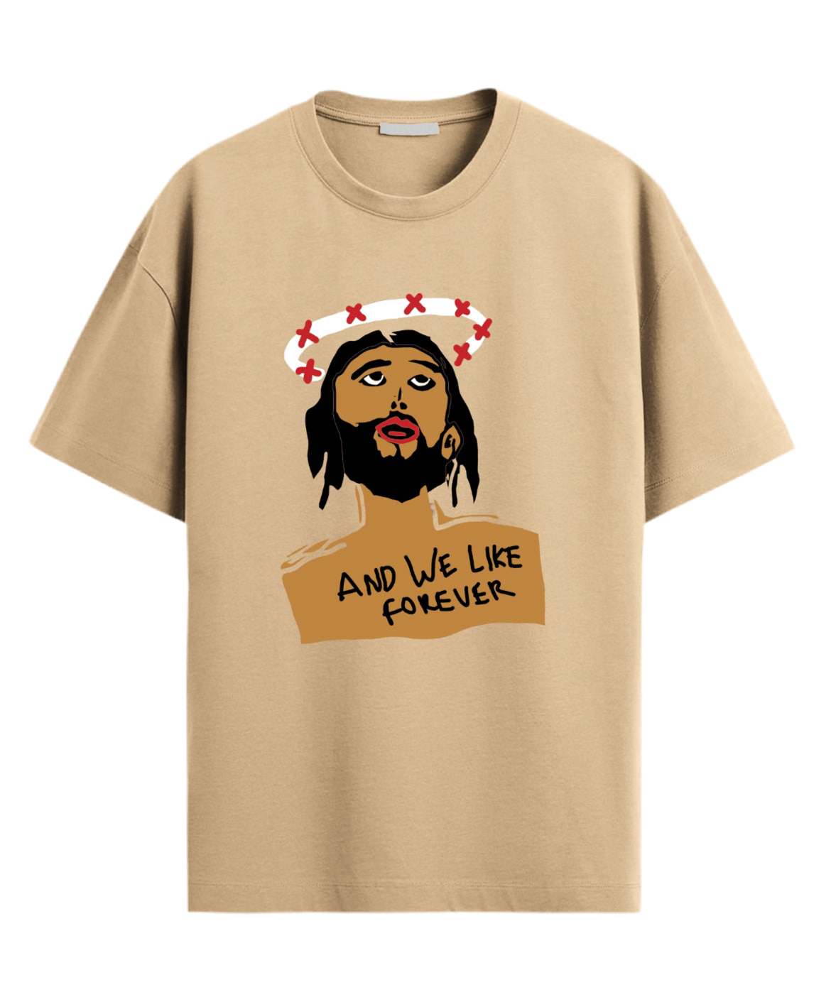 “And We Like Forever” Oversized Heavyweight Tee
