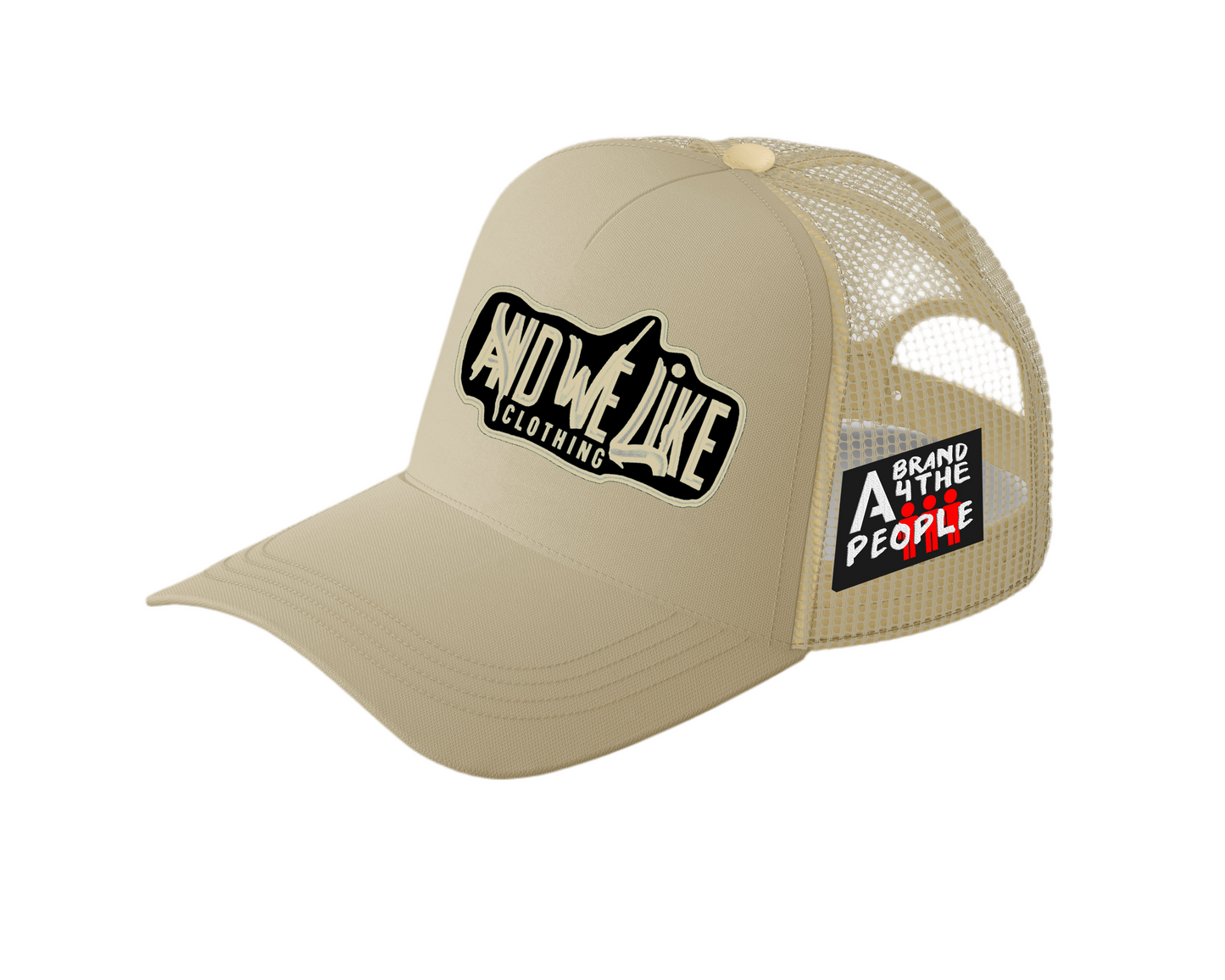 Snapback Trucker x A Brand 4 The People (beige / black)