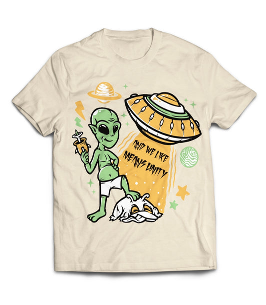 Alien Invasion Heavyweight T-Shirts