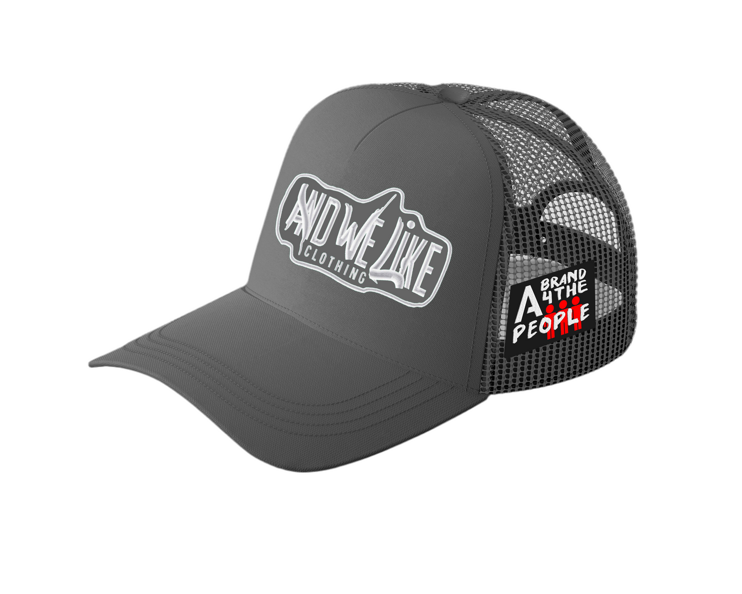 Snapback Trucker x A Brand 4 The People (black/white)