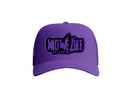 Snapback Trucker x A Brand 4 The People (purple / black)