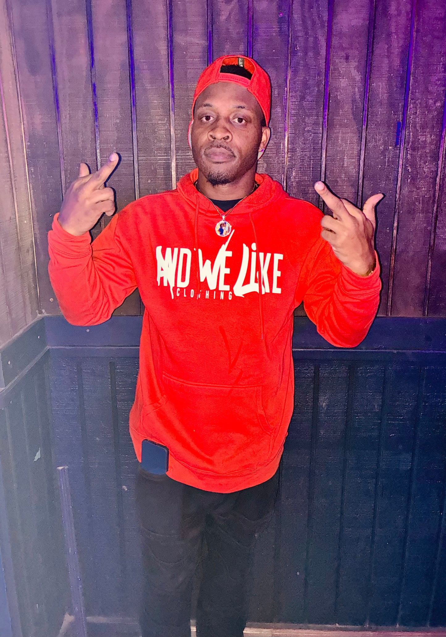 AWL x AB4TP HOODIE RED