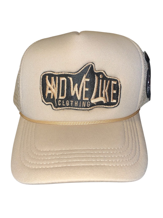 AWL Snapback Trucker x A Brand 4 The People (beige / black)