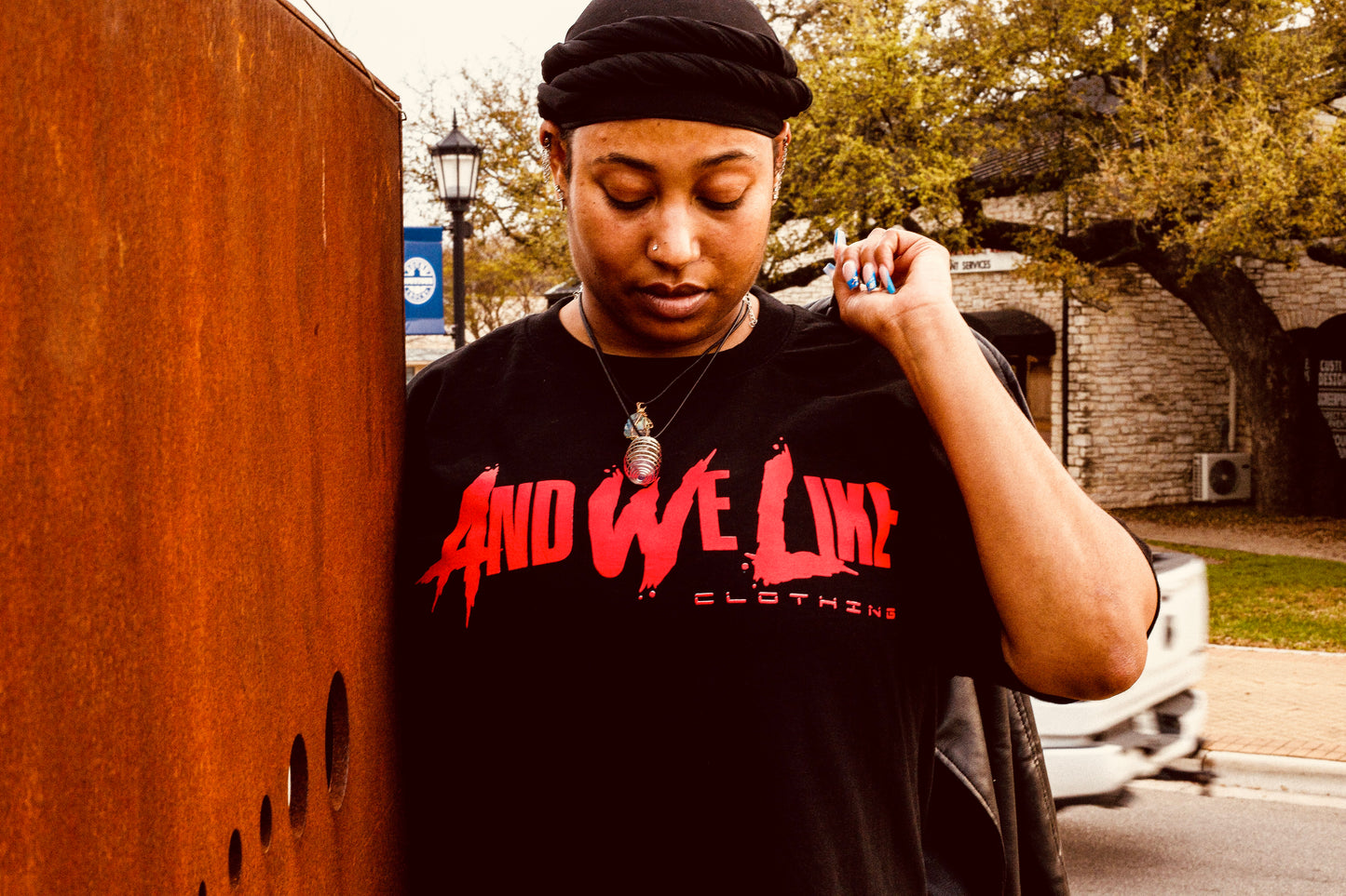 AWL x AB4TP T-SHIRT BLK/RED