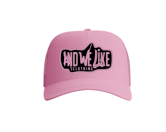 Snapback Trucker x A Brand 4 The People (pink / black)