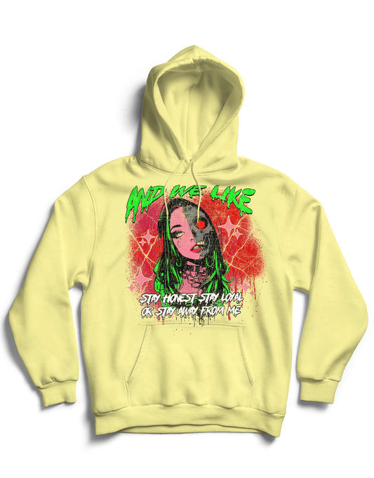 Slime Girl Hoodie Yellow