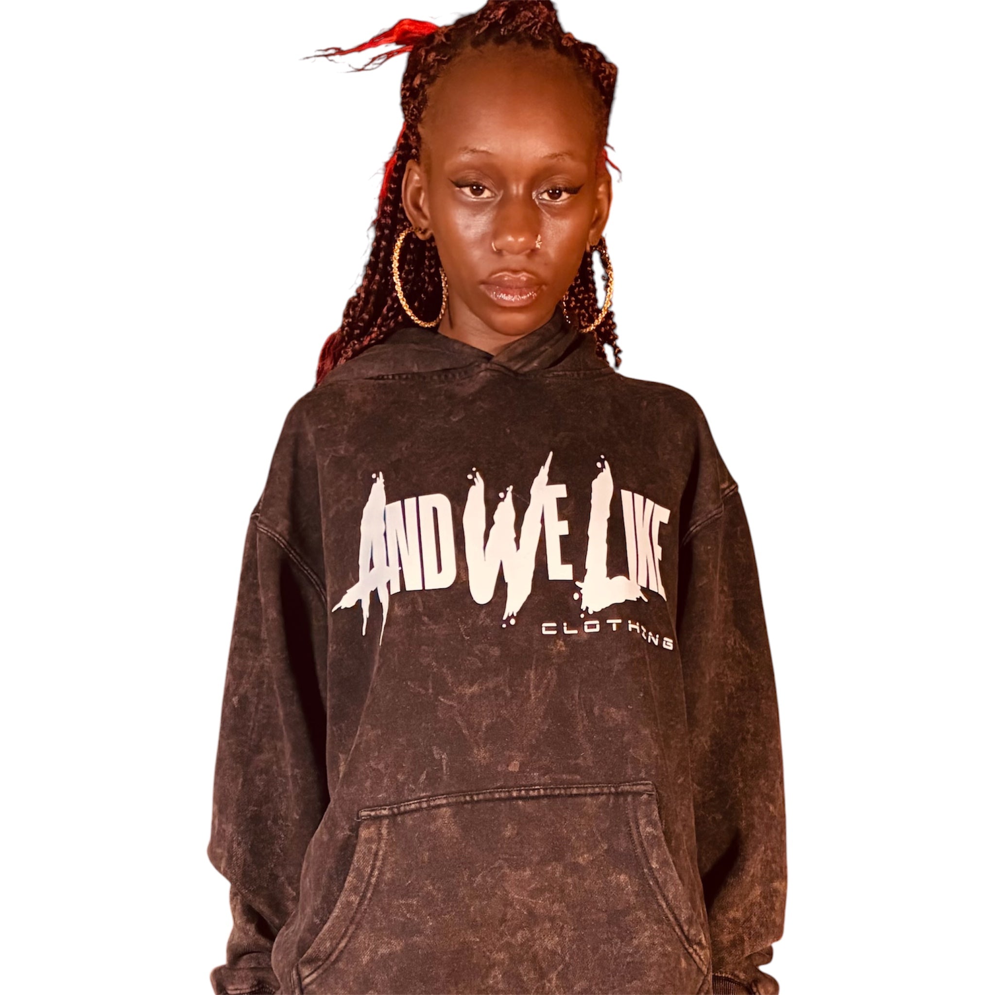 AWL x AB4TP BLACK ACID WASH HOODIE – The 