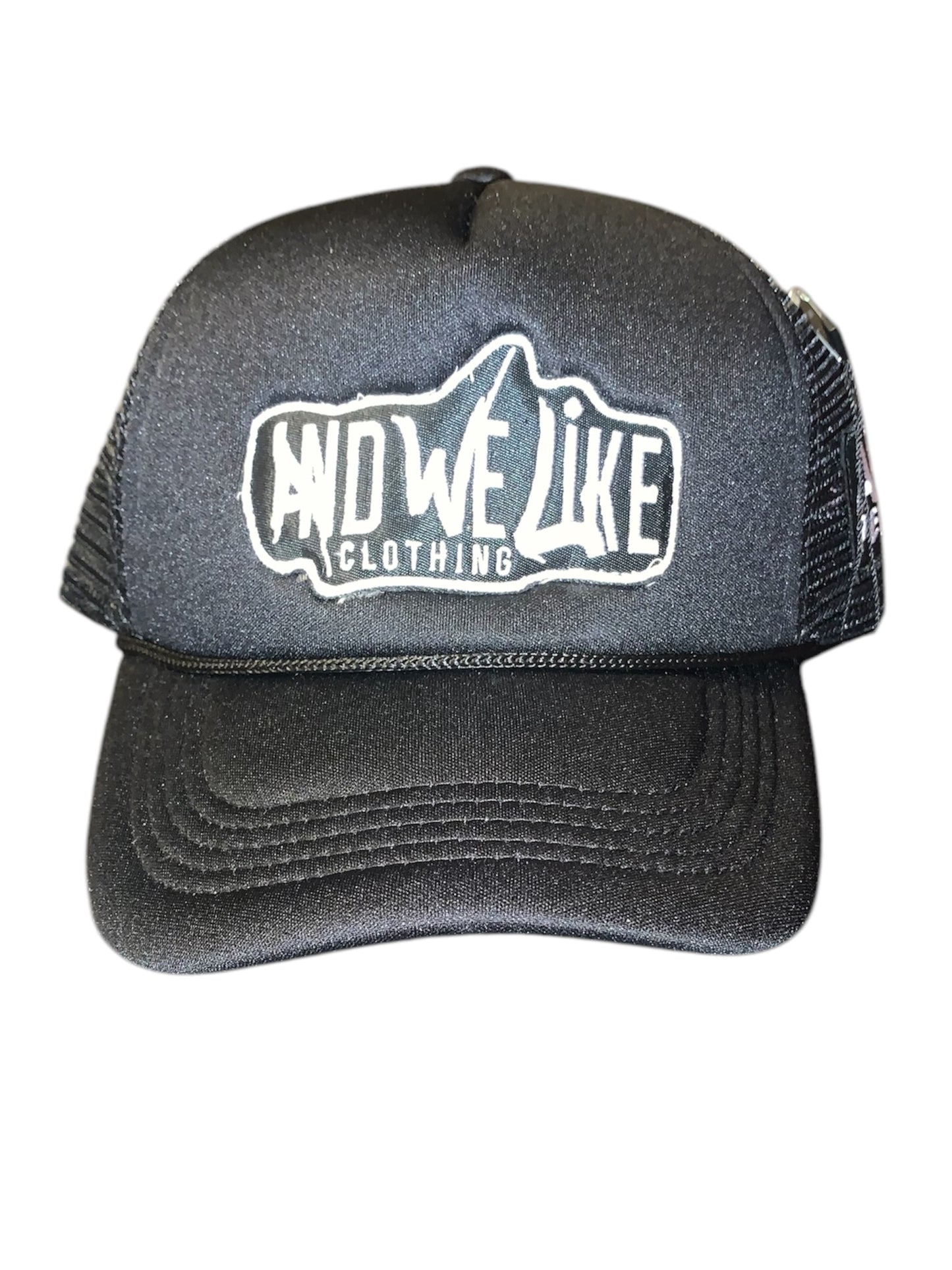 AWL Snapback Trucker x A Brand 4 The People (black/white)