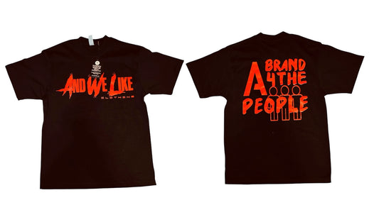 And We Like x AB4TP T-Shirt BLK/RED