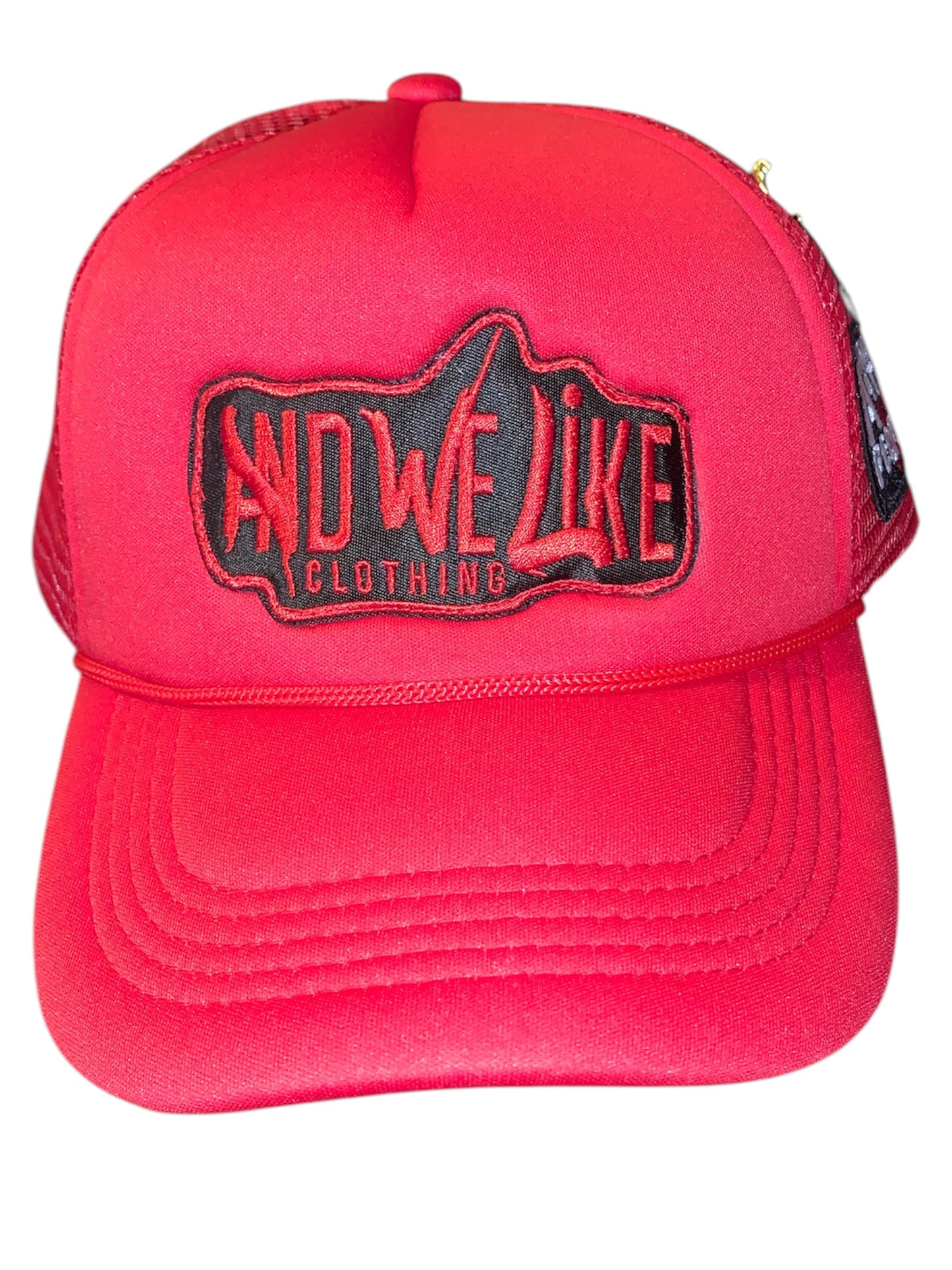 AWL Snapback Trucker x A Brand 4 The People (red / black)