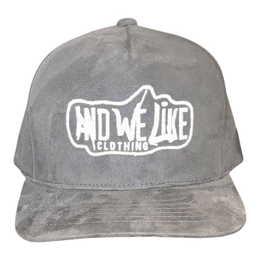 AWL SUEDE SNAPBACK HAT BLK/WHITE