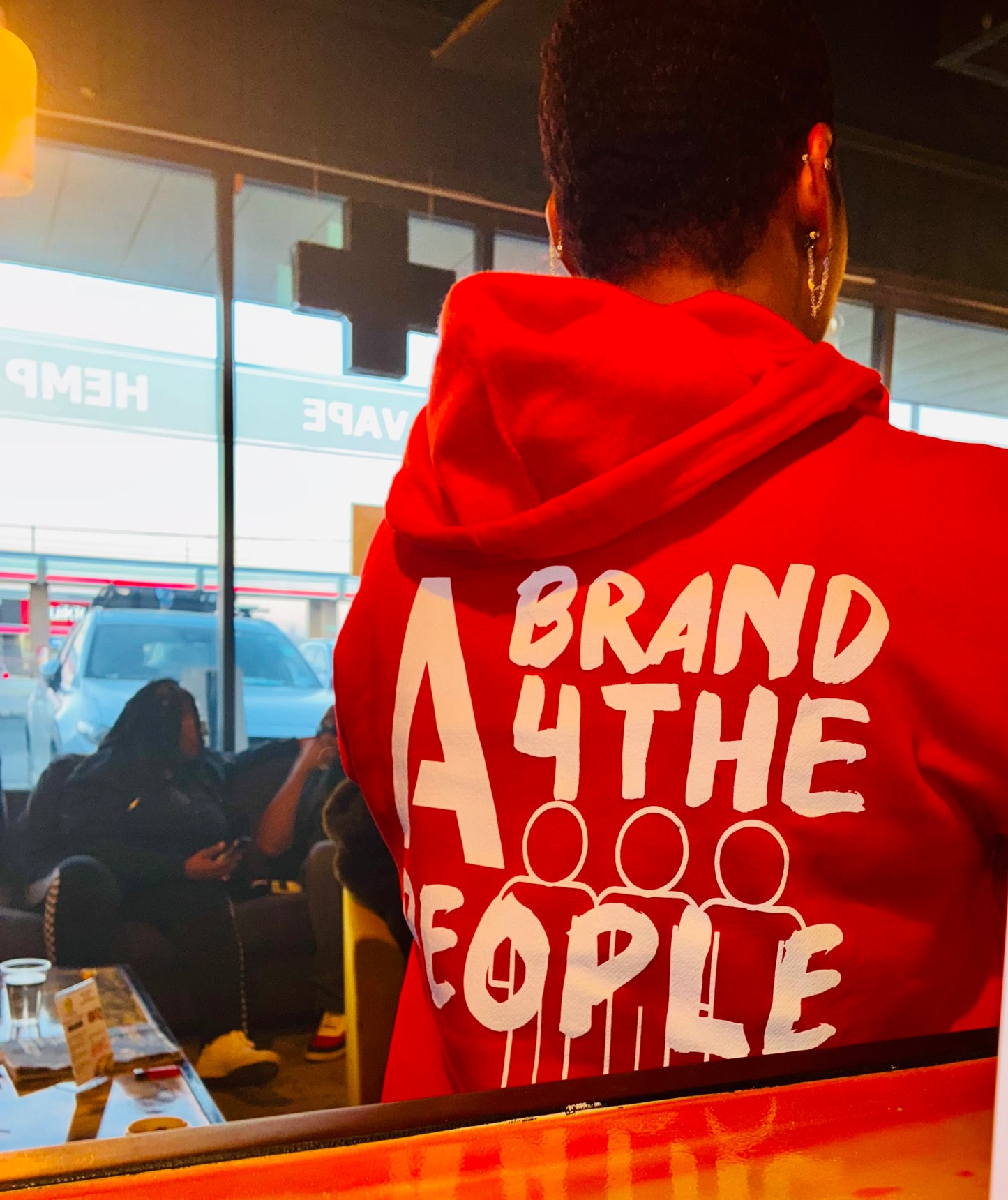 AWL x AB4TP HOODIE RED