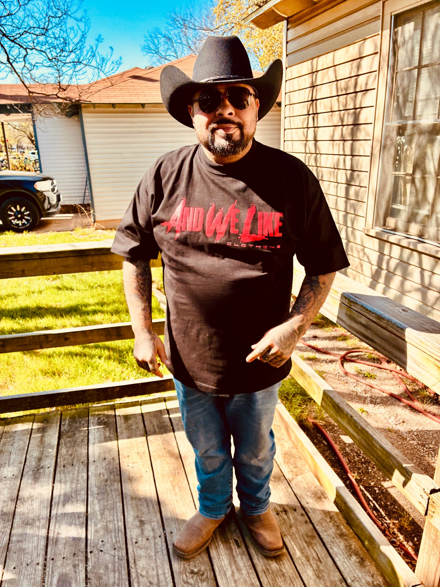 AWL x AB4TP T-SHIRT BLK/RED