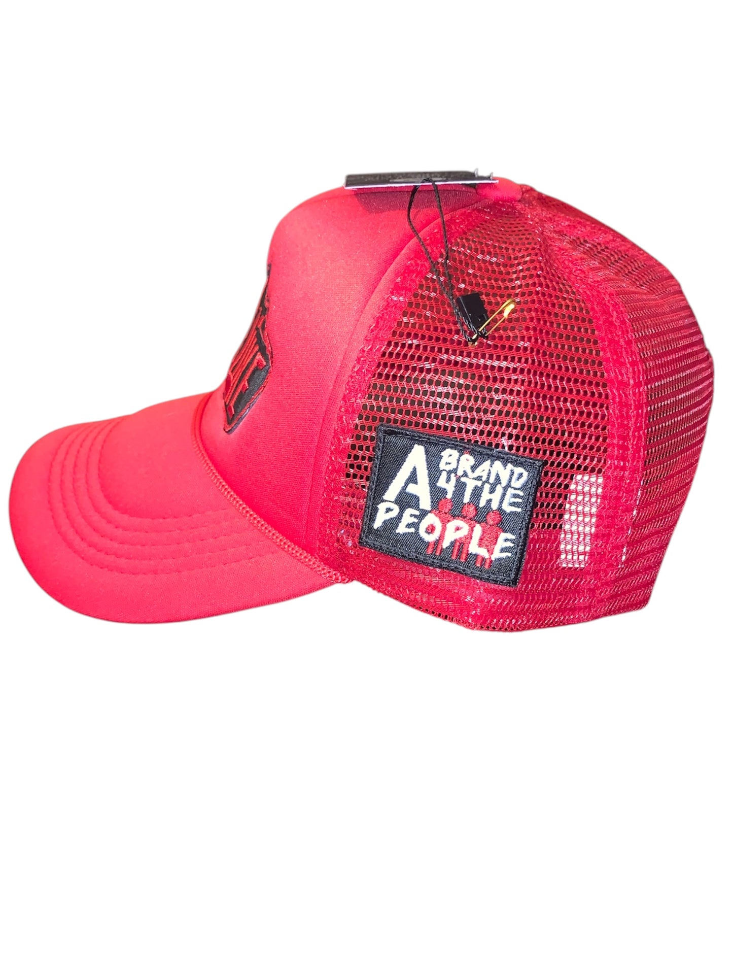 AWL Snapback Trucker x A Brand 4 The People (red / black)