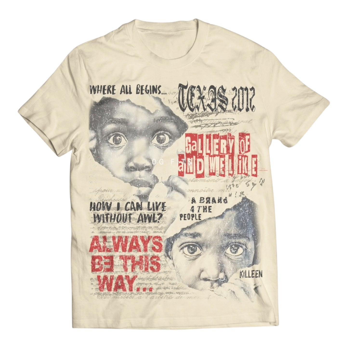 Where It Begins Off-White Heavyweight T-Shirt